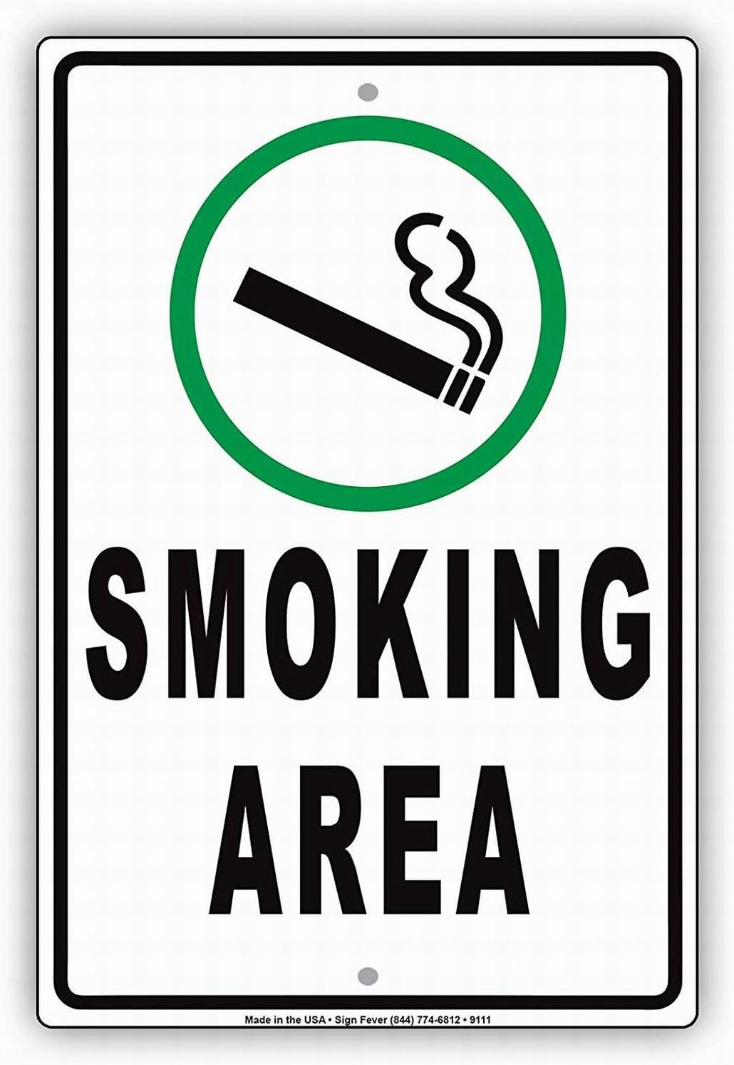 Vaping Store - Placa de Segurança 12x16: Fumo e