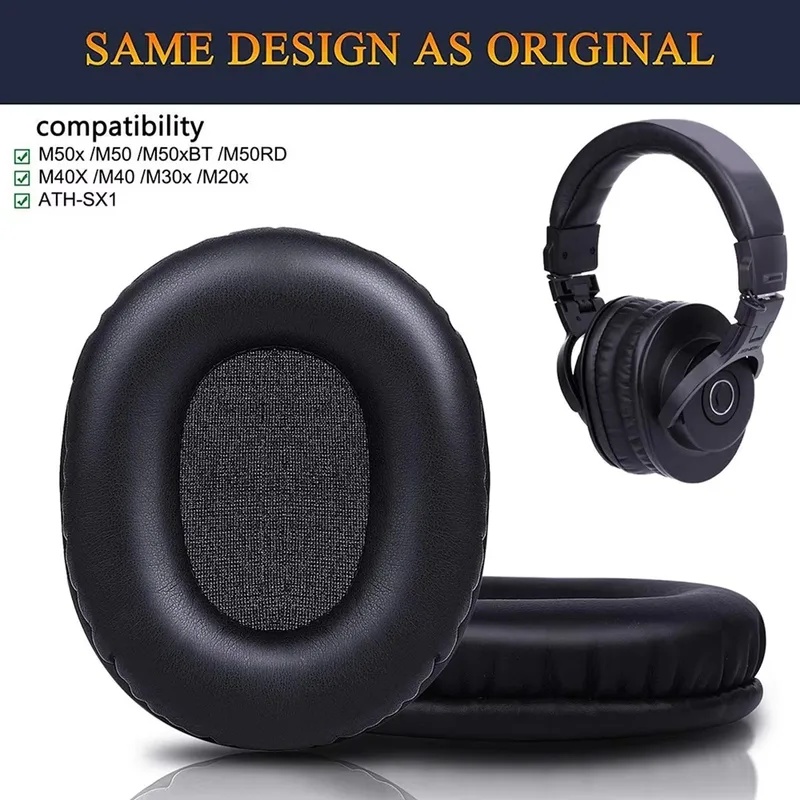 Audio Technica Headphone Ath-M20X - Almofadas de substituição para fones de
